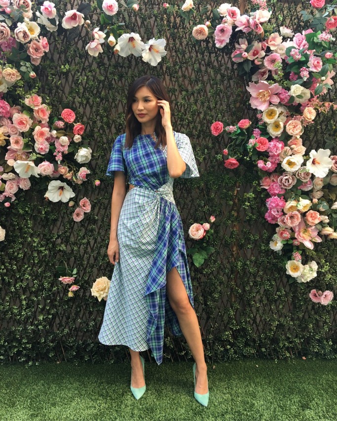 Gemma Chan in Prabal Gurung 2